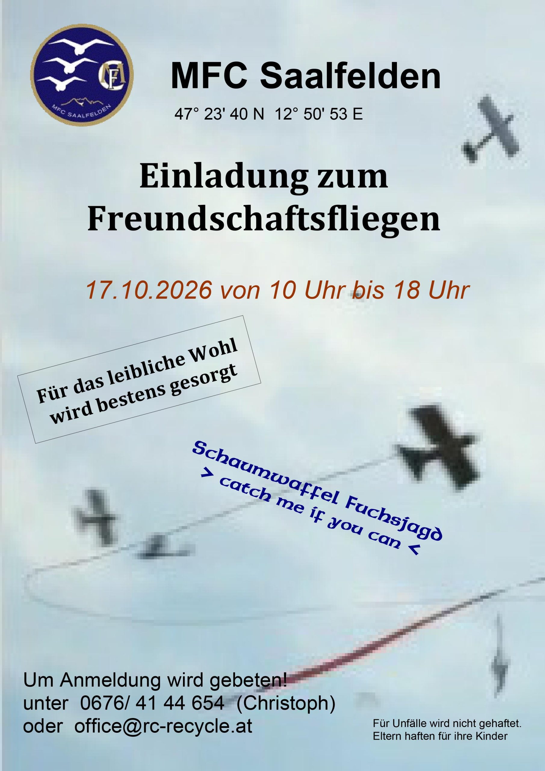 Abfliegen MFC Saalfelden